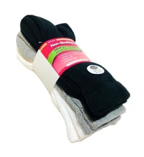 J.T. Foote Non-Binding Diabetic Crew Socks, Ladies