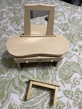 Vintage Sales Sample MCM Vanity With Mirror and Bench RARE
