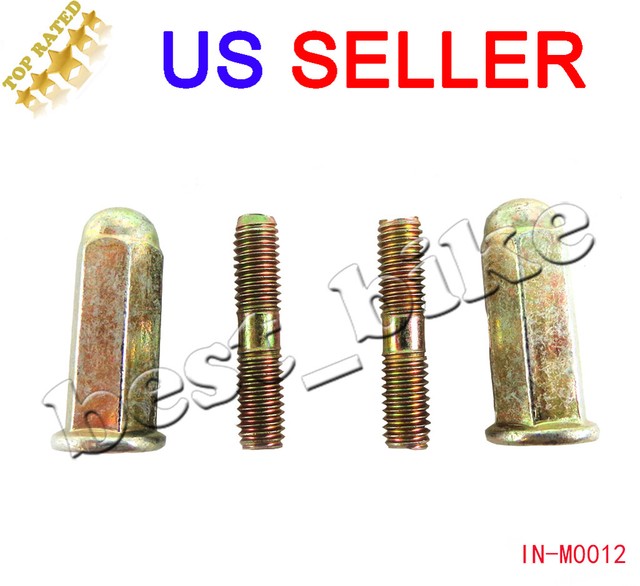 Gy6 50cc150cc Muffler Screw Set 6mm Exhaust Bolts Nuts Scooter Moped