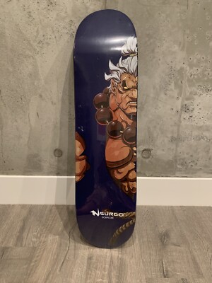 Nsurgo Street Fighter Shin Akuma Skateboard Skate Deck Rare SDCC New | eBay