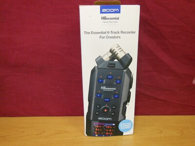 Zoom H6essential 6-Track 32-Bit Float Portable Audio Handy Recorder **New**