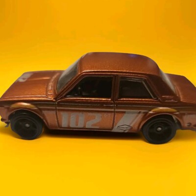 Hot Wheels DATSUN 510 Bronze Brown Bluebird #102 IMAI 2009 Diecast