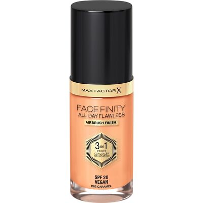 Max Factor Facefinity 3in1 Liquid Foundation mit Spender 85 Caramel Anti Aging