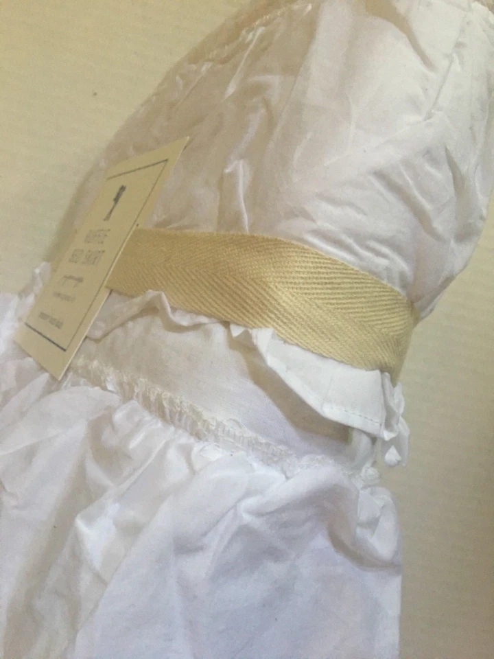 BRAND NEW Pottery Barn Kids WHITE Ruffle Bed Skirt - Photo 3/4