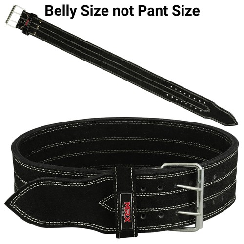 Leather Weightlifting Belt For Powerlifting & Crossfit - Gym Support Belt