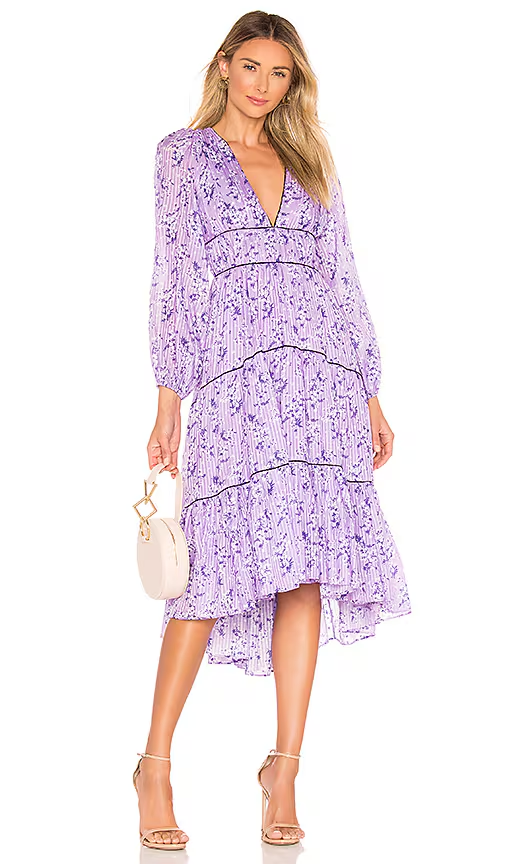 ulla johnson purple dress Ulla Johnson Sloane Suede Minidress in Iris at Nordstrom, Size 0