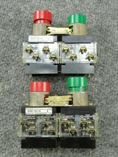 Lot of (2) AB Allen Bradley 800H-FKJ16 Series B Pushbutton Switches 