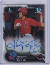 Jahmai Jones 2016 Bowman Chrome 1st Bowman Prospect Rc On Card Auto