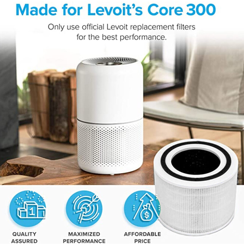 Air Purifier Filter for Levoit Core 300-RF Activated Carbon Replacement Spare