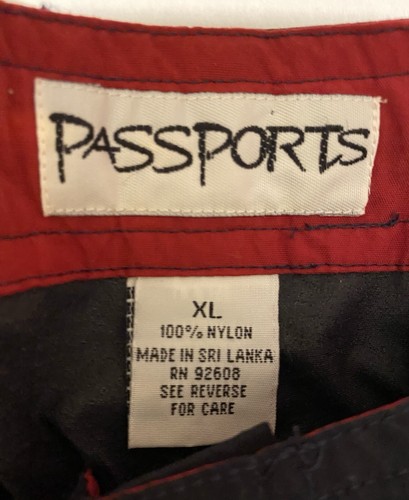 Passports XL pantalone uomo blu nylon giacca a vento coulisse - Foto 9 di 10