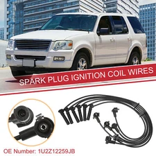 6 Pcs Spark Plug Wire Ignition Coil Cable No.1U2Z12259JB for Ford Explorer