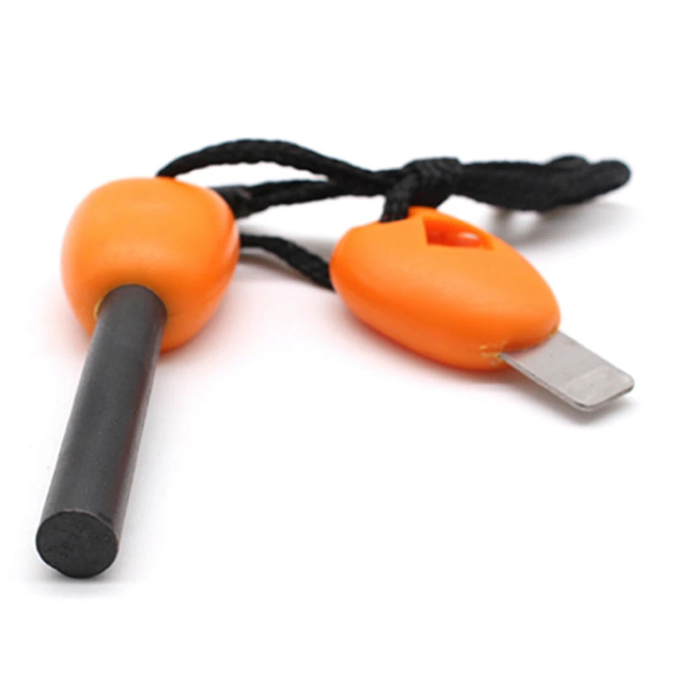 Estilo sueco Ferro Rod Fire Steel & Striker | Supervivencia Bushcraft | Silbar Foto 2 de 4