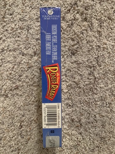 SEALED WHO FRAMED ROGER RABBIT VHS TOUCHSTONE TAPE/HOLOGRAPH MINT IGS READY - Picture 2 of 6