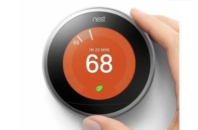 WHITE -- Google Nest 3rd Generation Learning Programmable Thermostat: NO BASE