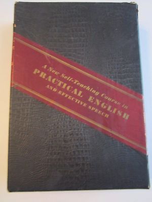 1936 A NEW SELF-TEACHING COURSE IN PRACTICAL ENGLISH - 15 BOOKLETS/LESSONS