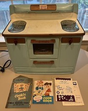 vintage electric Toy Stove And Accessories