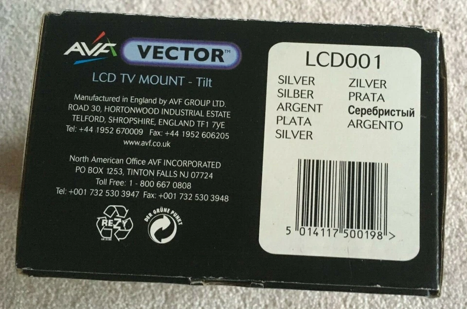 LCD TILTING TV MOUNT Silver AVF - Image 4 of 4