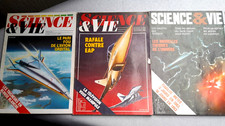 SCIENCE & VIE LOT DE 9 NUMEROS THEME ESPACE AVIONS 1983 1984 1985 1986 1990