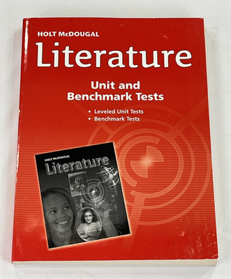 Holt McDougal Literature Unit & Benchmark Tests Grade 8 (paperback) - Used