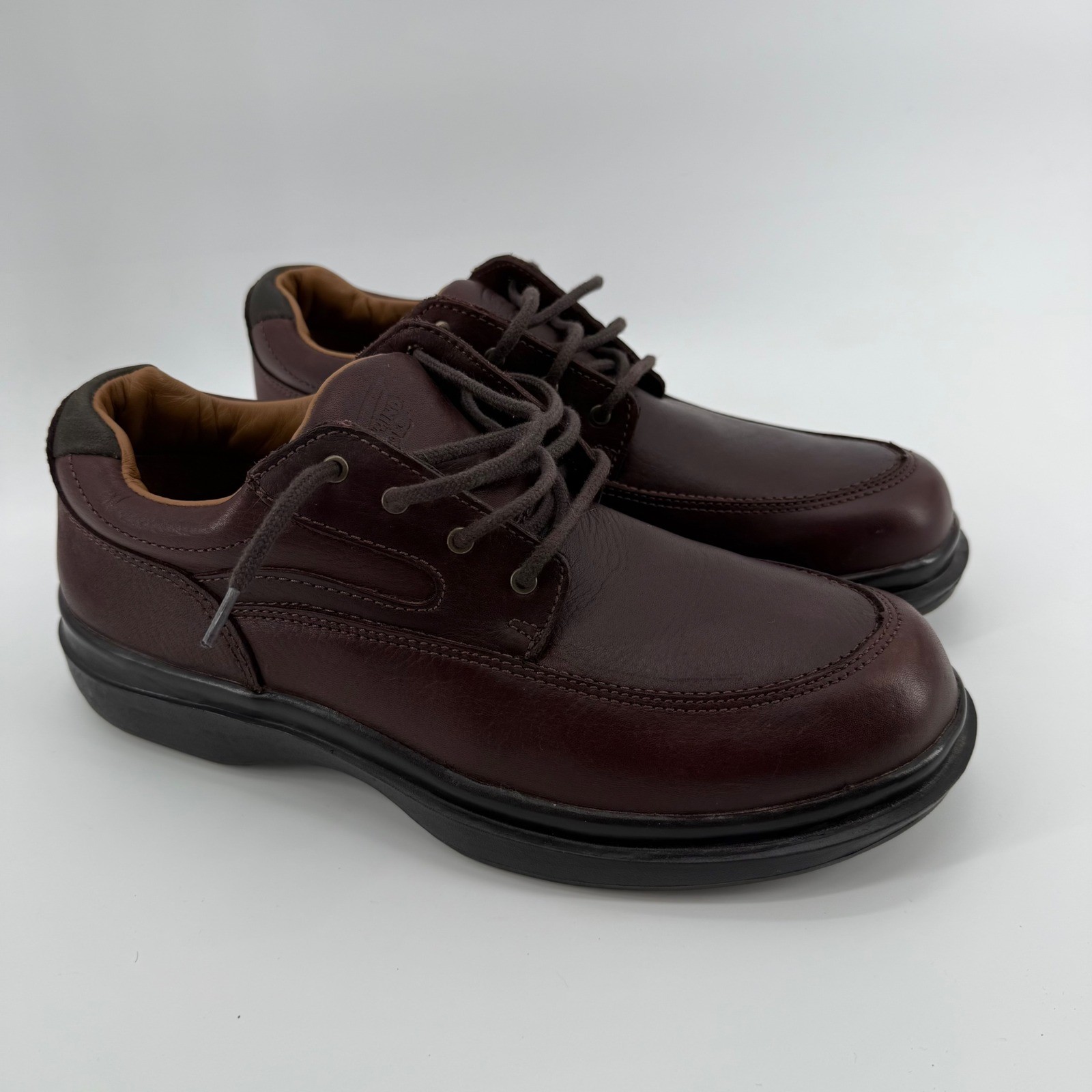 Red Wing 8637 USA Made Brown Leather Oxford Work Shoes Slip Resistant Mens 11