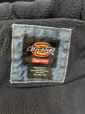 Supreme x Dickies Cordura Hooded Work Jacket Denim FW25 Men's XXL