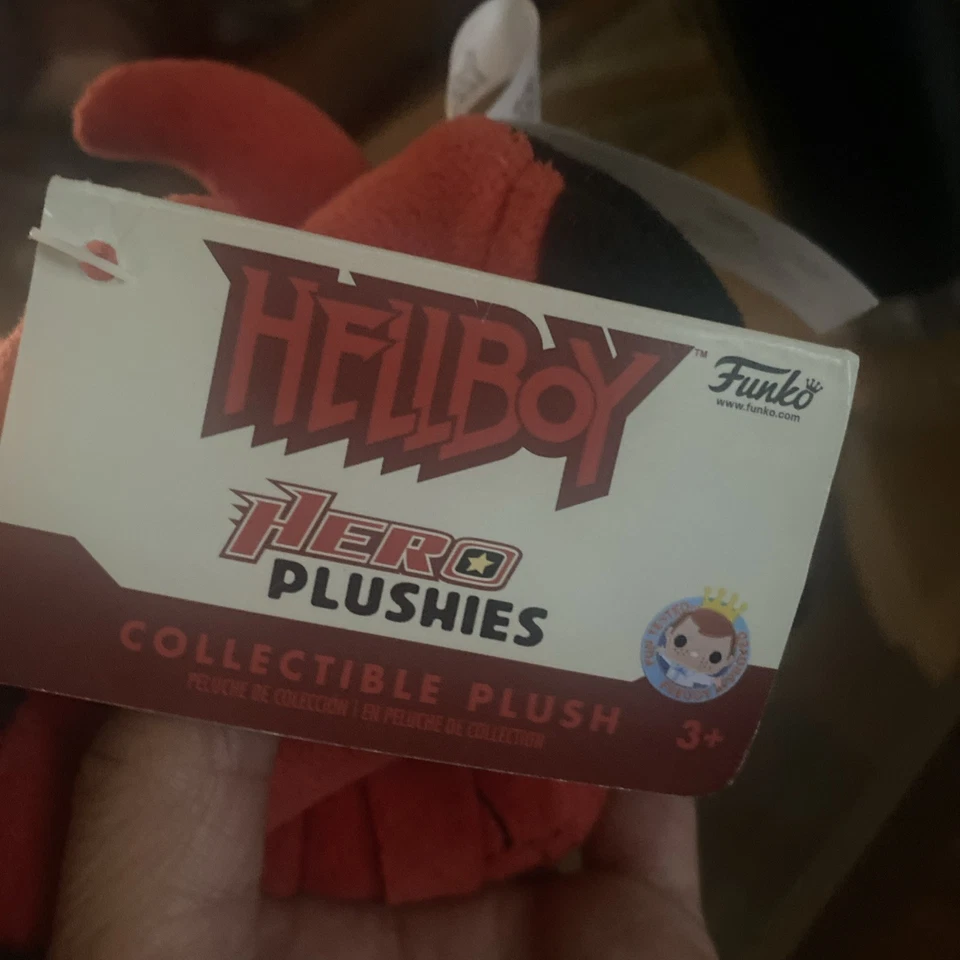 Funko плюшевый красный черный DC Hellboy рога набивка новый с Ярлыками - Изображение 3 из 4