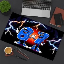 Large Cartoon Mouse Pad Designed for Gaming And Office Use, Featuring a Rubber