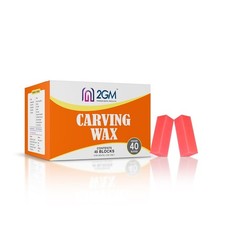 Dental Carving cera de parafina 200g 40 bloques rojos para modelar y moldear
