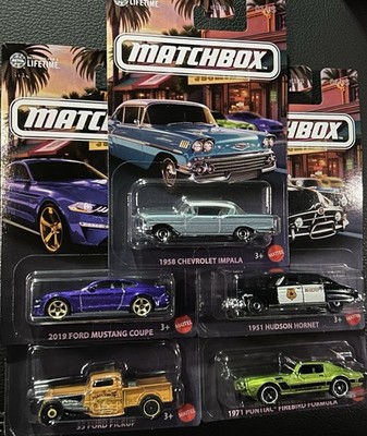 NEW! Matchbox 2026 Hudson Hornet, Impala, Mustang, Firebird, '35
