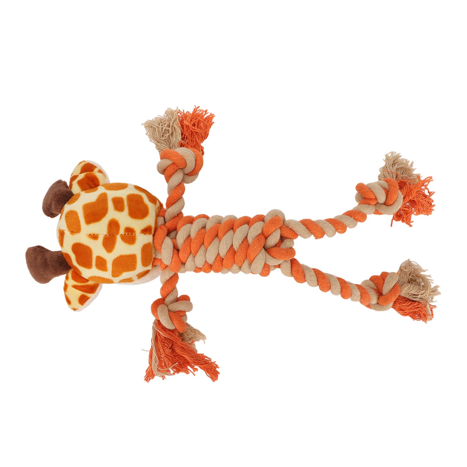 (Giraffe)Dog Toys 3D Bite-Proof Squeaky Plush Dog Toy Relieves Pet Anxiety