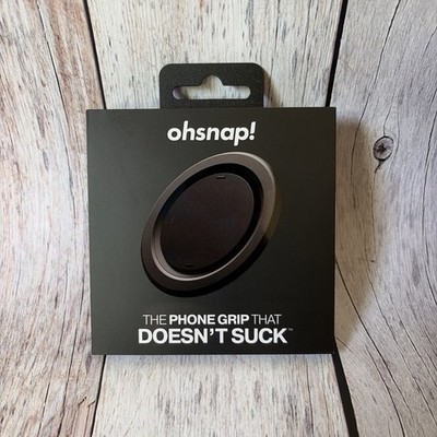 OhSnap Snap 5 Magnetic UltraThin Phone Grip & Stand w/ Magsafe - Boring Black