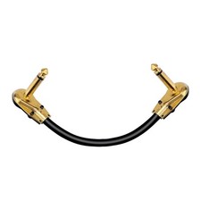 Guitar Patch Cables Right Angle 6 Inch 15 cm 1/4 Instrument Cables
