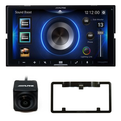 Alpine iLX-W670, Apple CarPlay, Android Auto, Back-up Cam & License Plate Frame