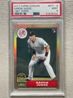 2017 TOPPS  CHROME AARON JUDGE 1987 RC REFRACTOR 30TH  RC MT  PSA  9 87T-8