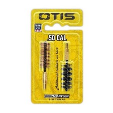 Otis FG-350-NB .50 cal Bore Brush 2 Pack 1 nylon/1 bronze 