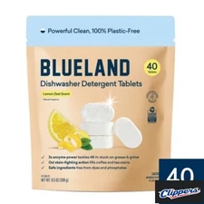  Blueland Lemon Zest Dishwasher Detergent Tablets - 40ct