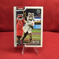 2026 Topps Series 1 Celebration - Baxter #M-1 Diamondbacks Mascot