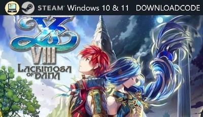 NEU PC Computer Spiel Ys VIII 8 Lacrimosa of DANA für Windows 10 11 STEAM Code