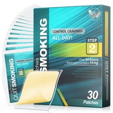 Nicotine Patches Step 2 Easy and Effective Helps Quit Smoking, 14 mg, 30...