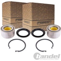 2X Febest Radlager Satz Vorne Beidseitig Passend FÜR Infiniti G20 Q45 Nissan