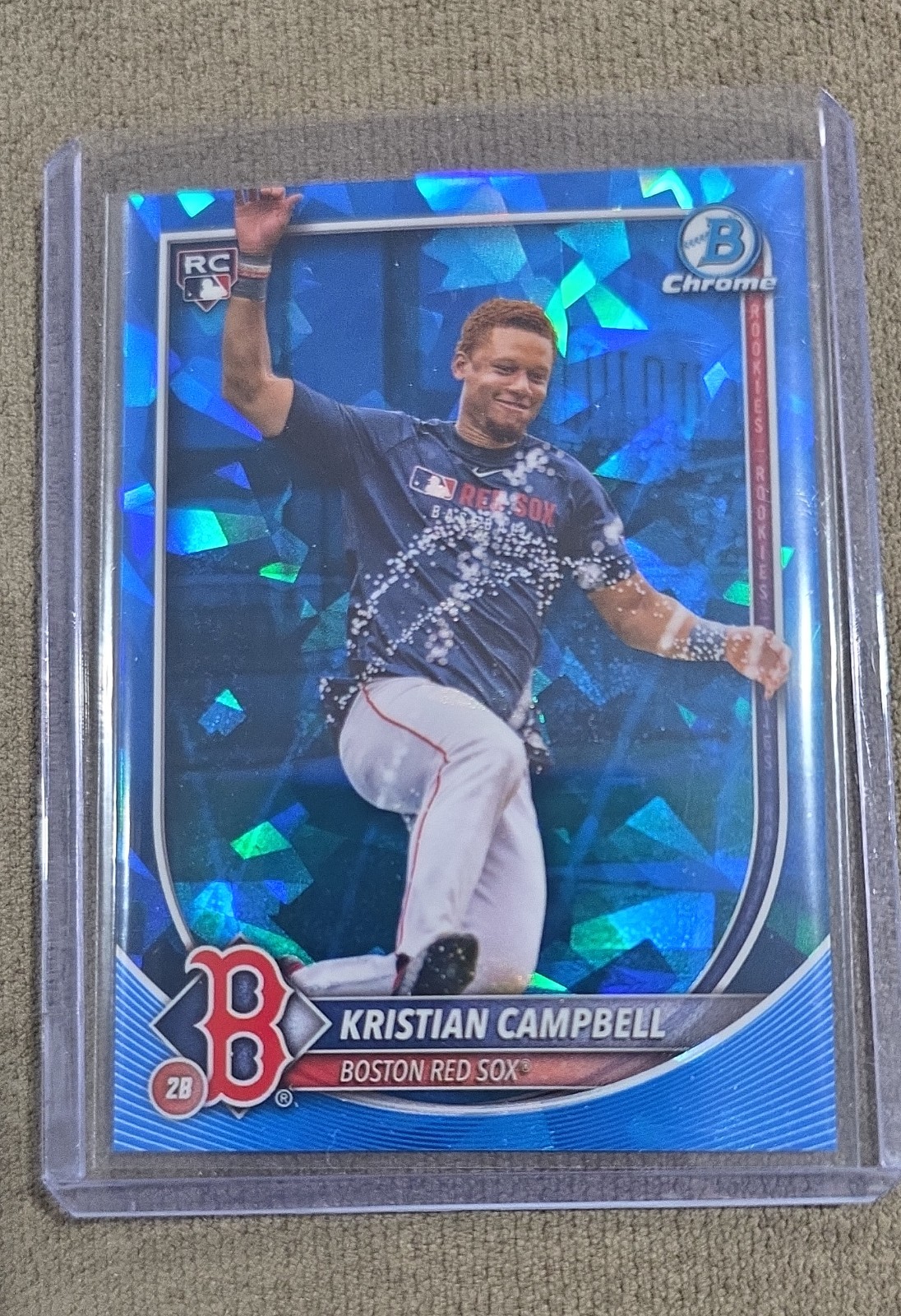 2025 Bowman Chrome Sapphire Edition - Image Variation Kristian Campbell #58 (RC)