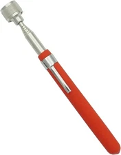 Telescopic Magnetic Pickup Tool,10LB Magnet Stick, 30" Extendable 30", Red 