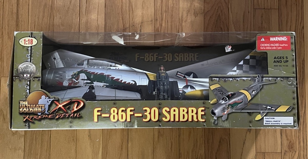 21st Century Toys Ultimate Soldier XD F-86f-30 Sabre Jet Dragon LT