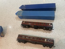 Hornby Dublo Oo Gauge LMS royal Scot Carriages Boxed X2
