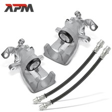 2x Bremssattel + 2x Bremsschlauch Hinten L+R für Opel Astra G Caravan Klasseic