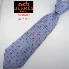 Excellent condition HERMES Tie snail pattern 100 silk