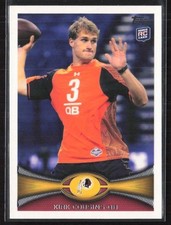 2012 TOPPS KIRK COUSINS BASE ROOKIE CARD NO. 326 LAS VEGAS RAIDERS. rookie card picture