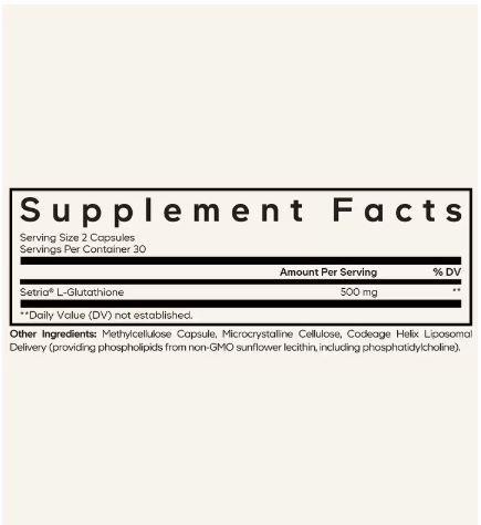 Codeage, Liposomal, Glutathione, 60 Vegetable Capsules