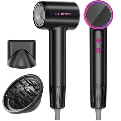 Hair Dryer Blow with Magnetic Diffuser & Nozzle, 110000 RPM Black