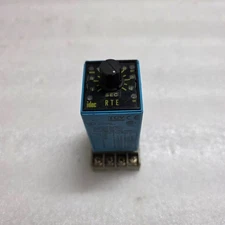 IDEC RTE-P11 ELECTRONIC TIMER RELAY, 120VAC, DELAY ON MAKE & INTERVAL FUNCTION
